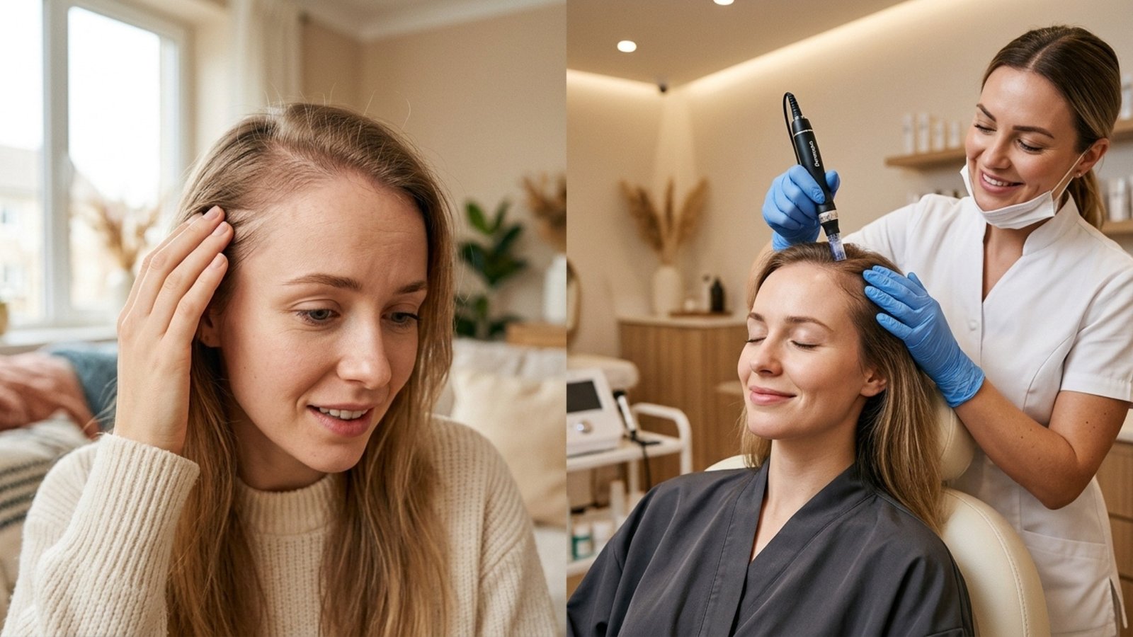 Can Laser Hair Regrowth & Microneedling Treat Hair Loss?